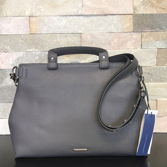 Rebecca Minkoff Medium Keith Suede & Leather Satchel - Picture 11 of 13